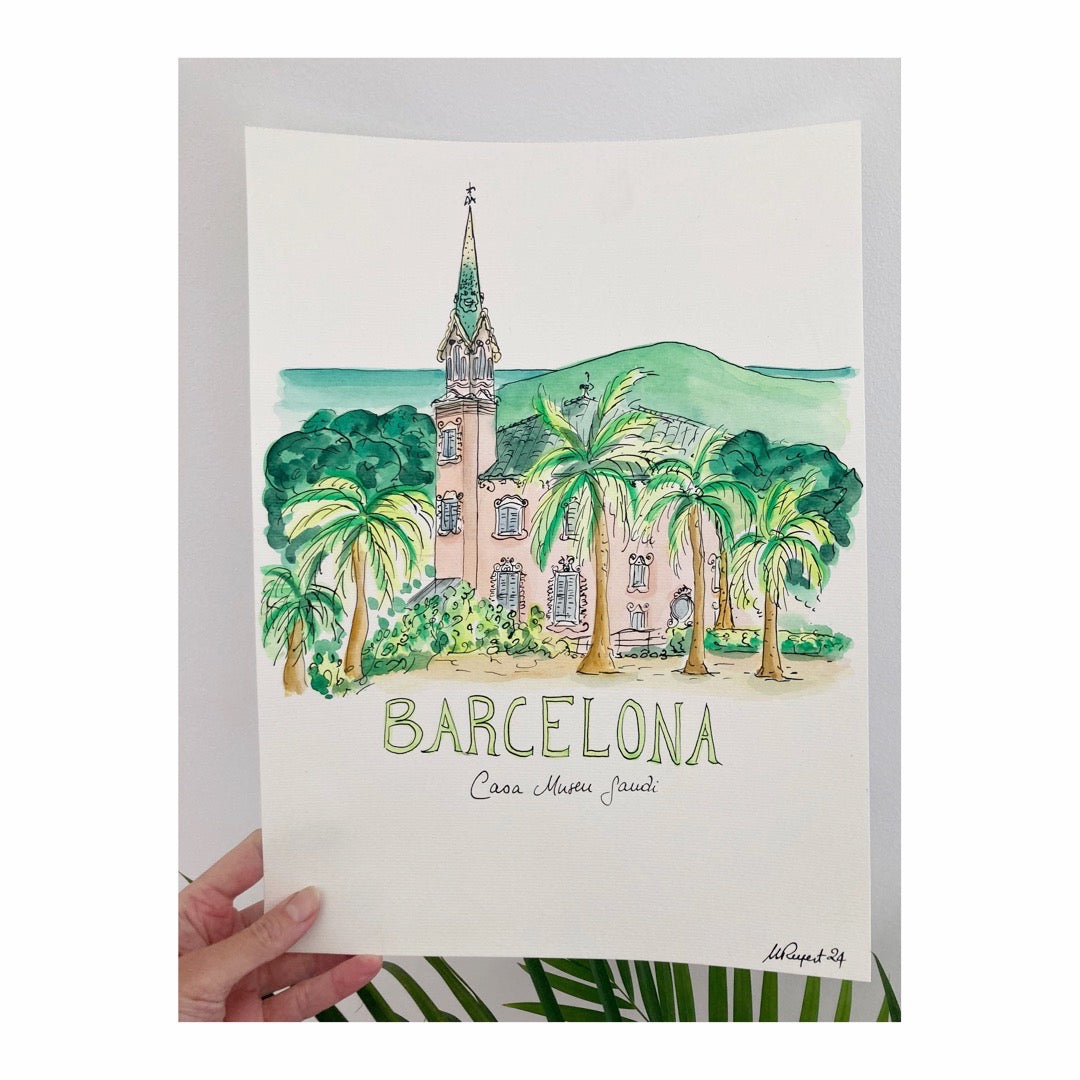Original drawing of Barcelona