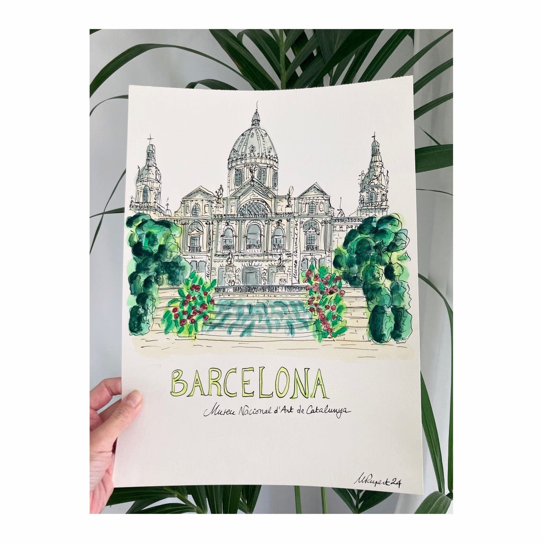 Original drawing of Barcelona