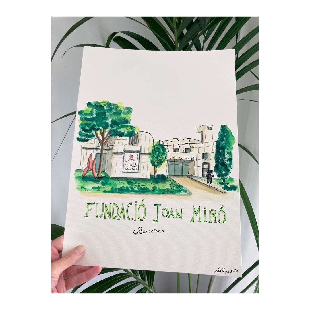 Original drawing of Barcelona
