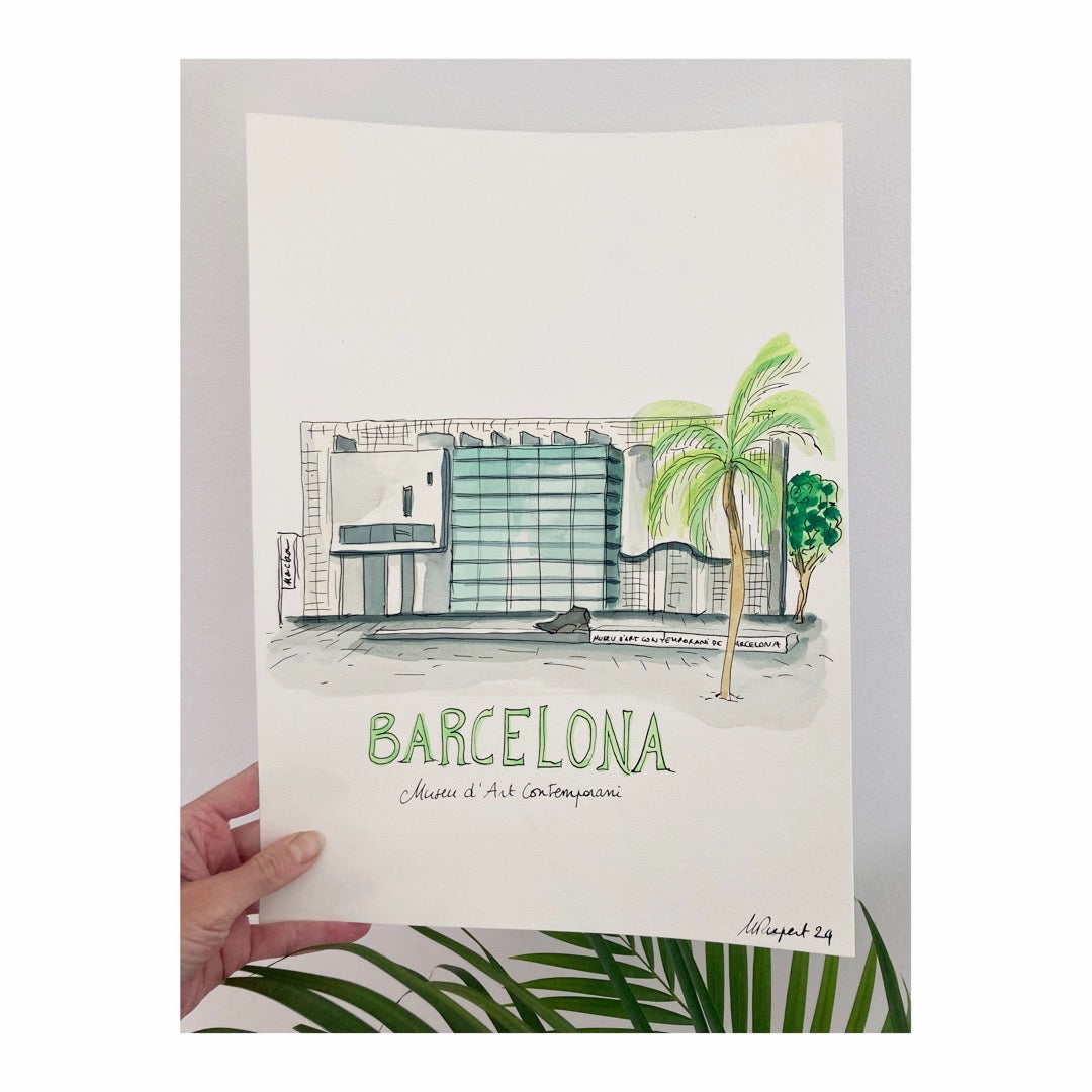 Original drawing of Barcelona