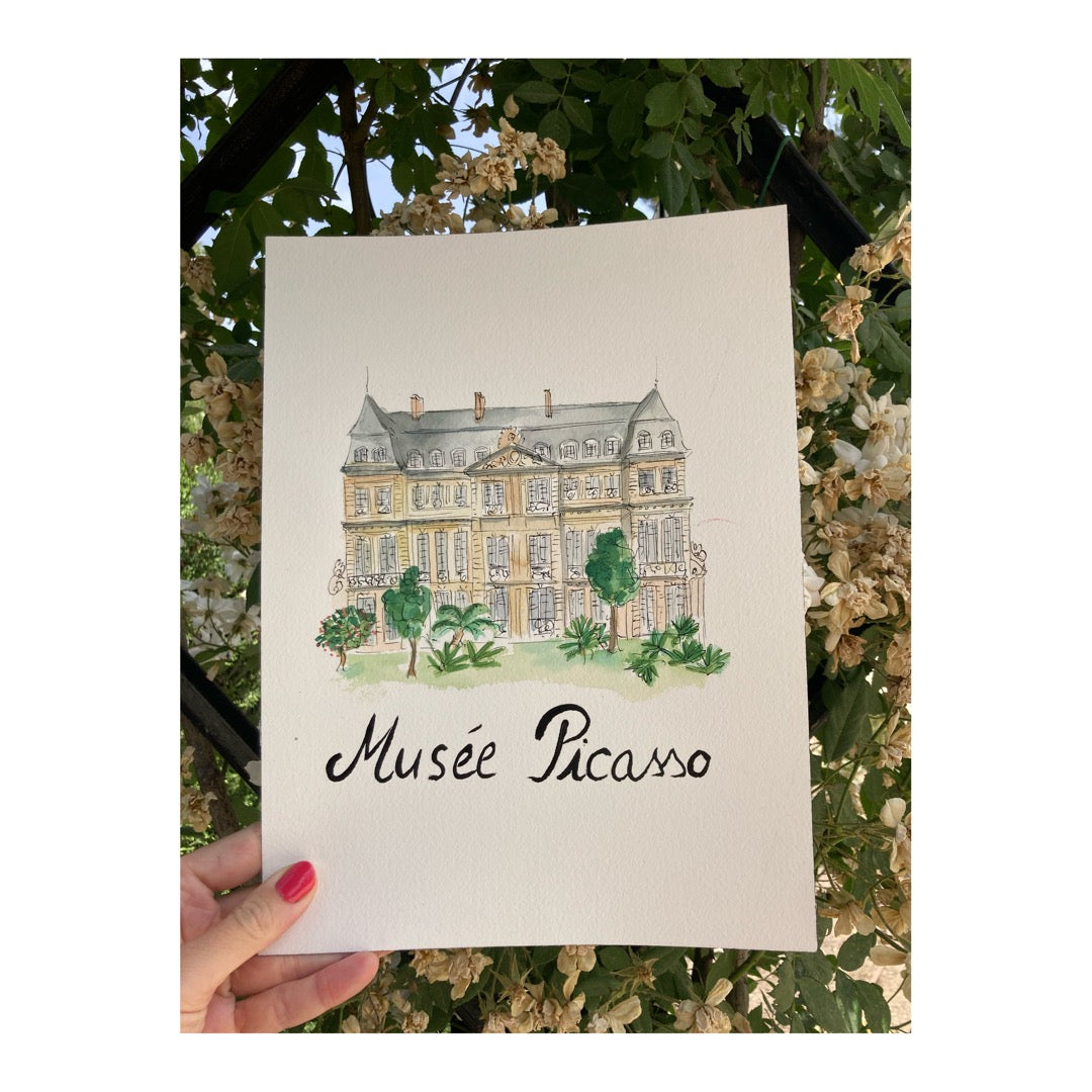 Original drawing of Musée Picasso, Paris