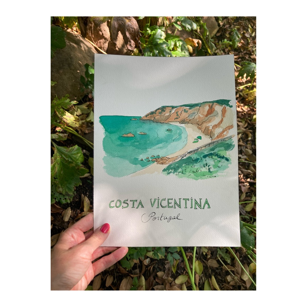 Original drawing of Costa Vicentina
