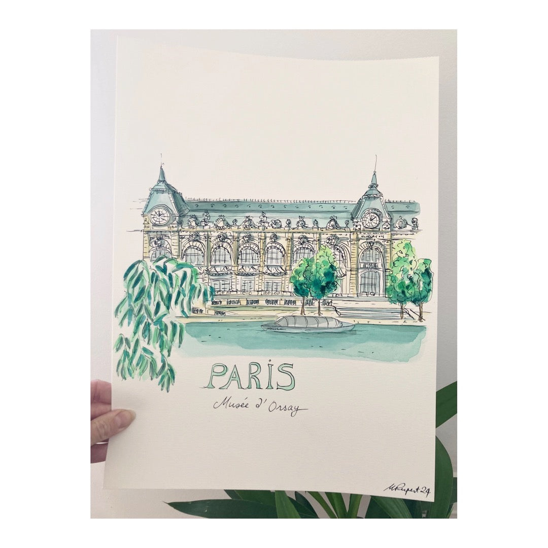 Original drawing of Paris, Musée d'Orsay