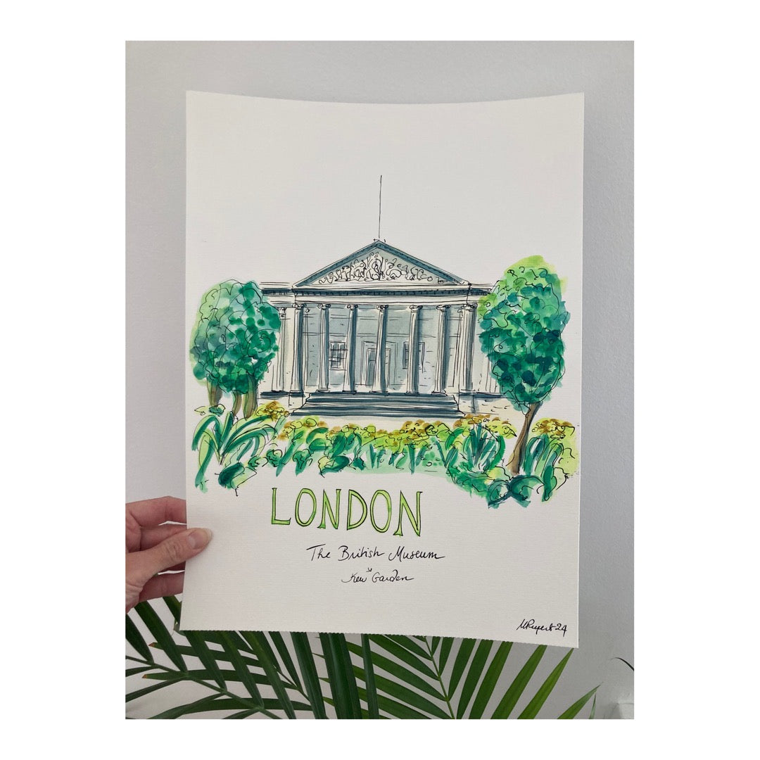 Original drawing of London, British Museum