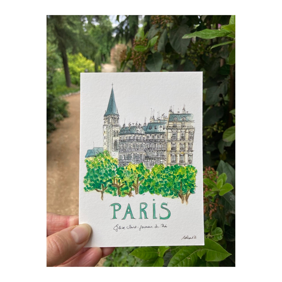 Pack of 10 Postcards of Paris