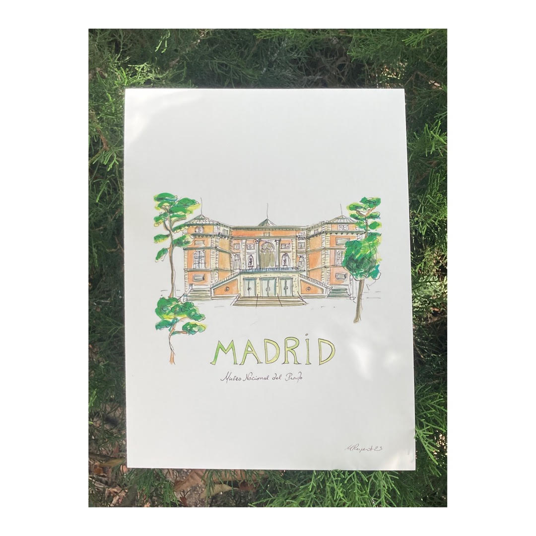 Print A4 of Museo del Prado