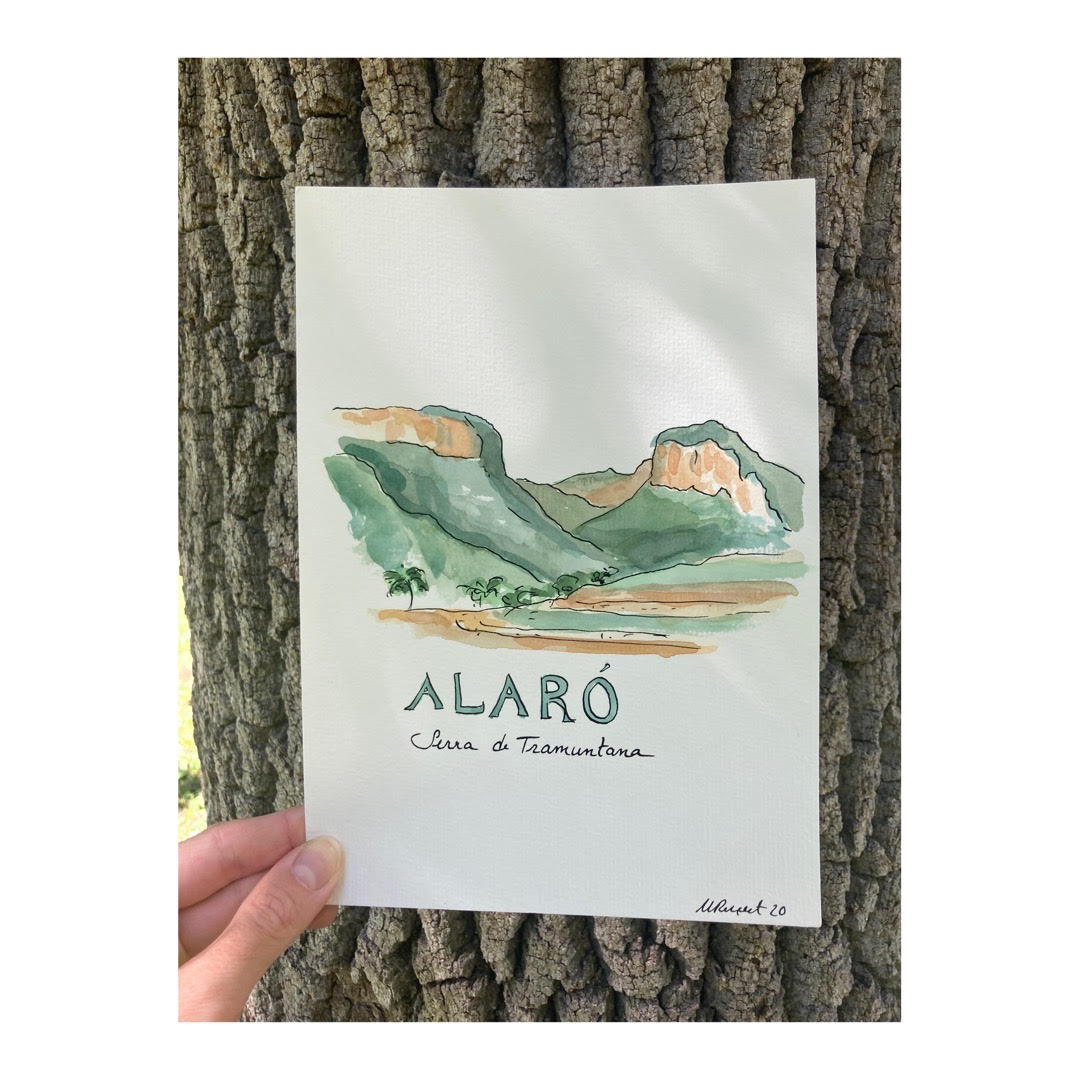 Original drawing of Mallorca Alaro
