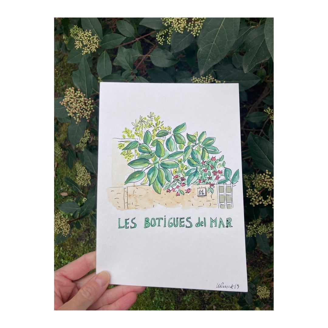 Original drawing of Botigues del Mar, Altafulla