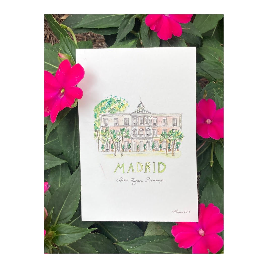 Pack of 10 Postcards of Madrid