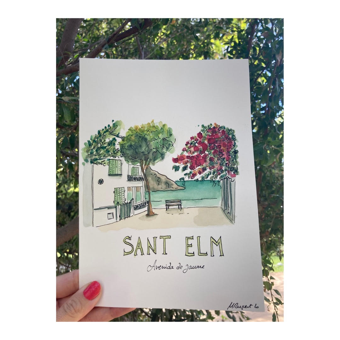 Original drawing of Mallorca Sant Elm