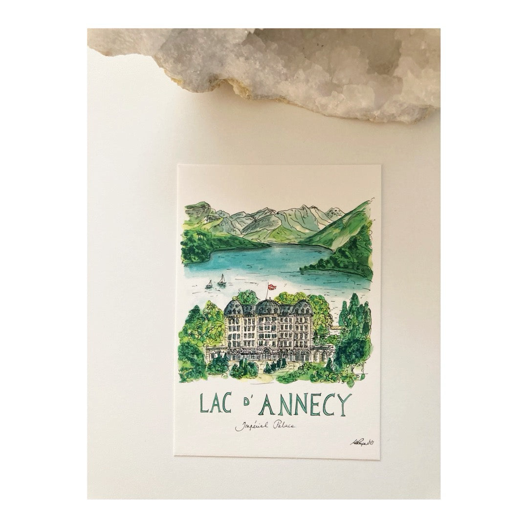 Pack of 10 Postcards of Annecy