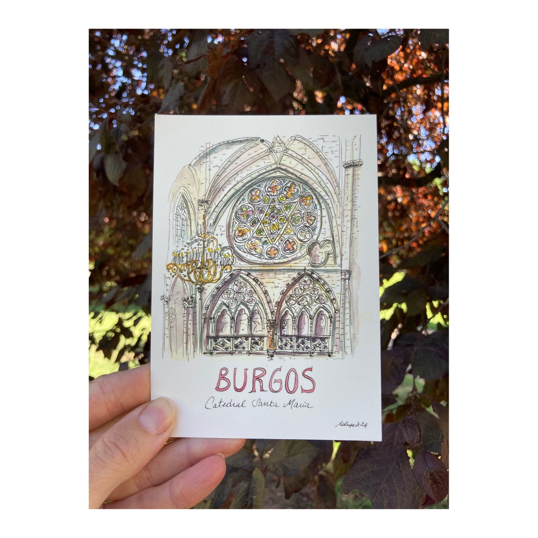 Pack of 10 Postcards of Cathedral of Burgos