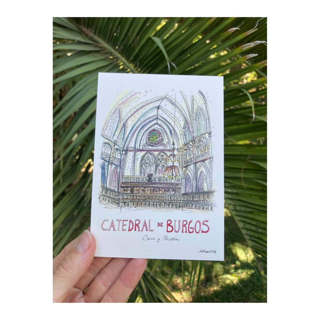 Pack of 10 Postcards of Cathedral of Burgos