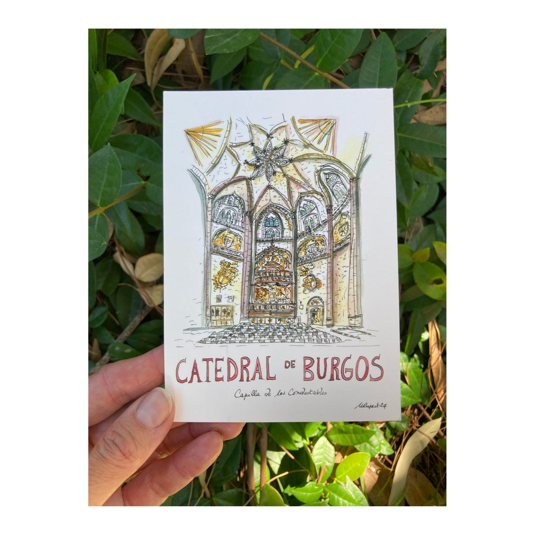 Pack of 10 Postcards of Cathedral of Burgos