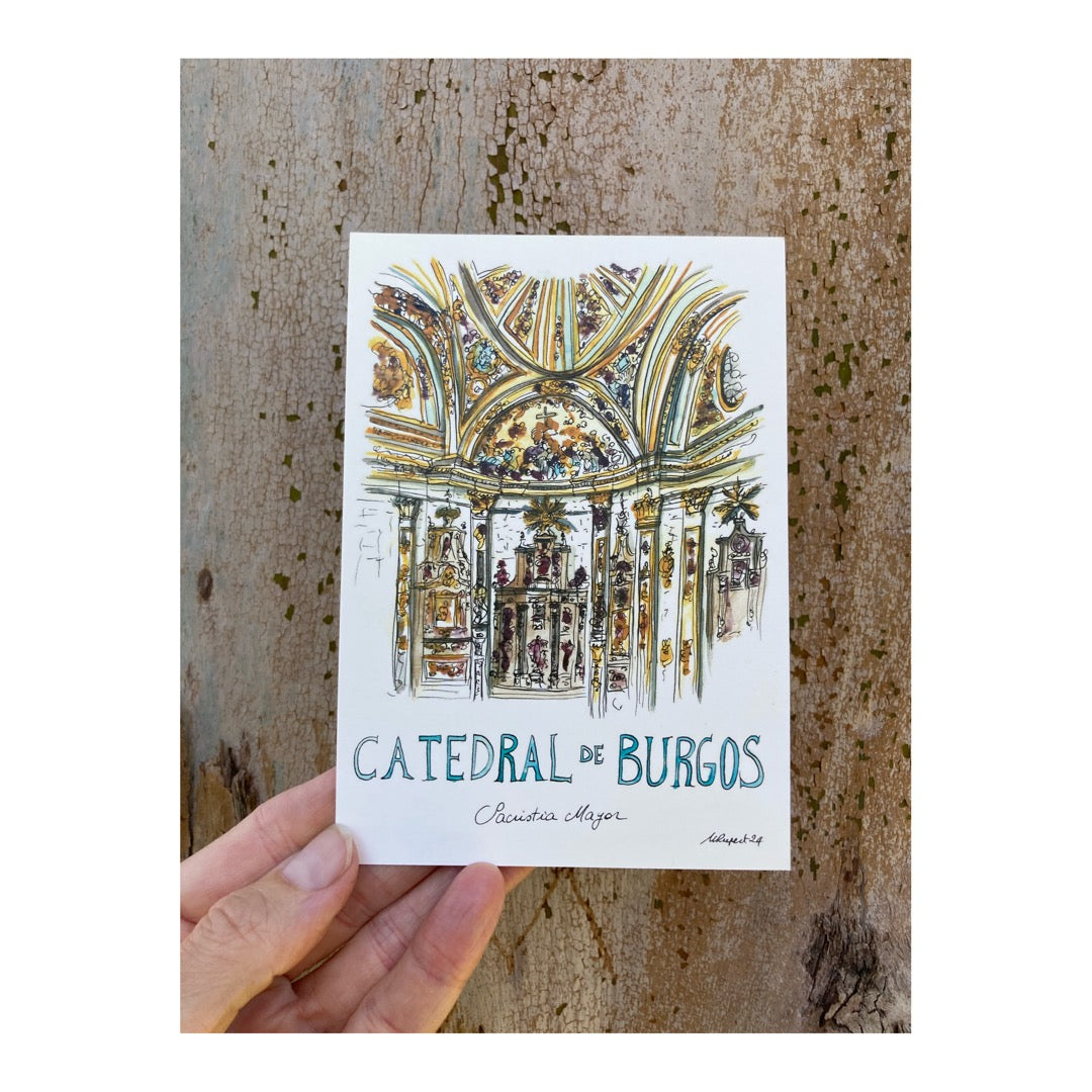Pack of 10 Postcards of Cathedral of Burgos