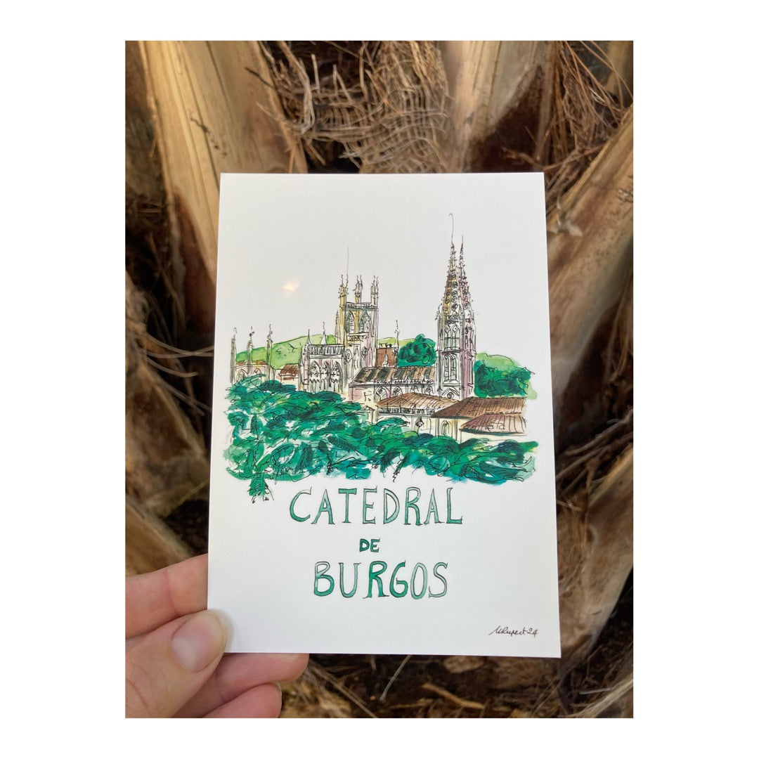 Pack of 10 Postcards of Cathedral of Burgos
