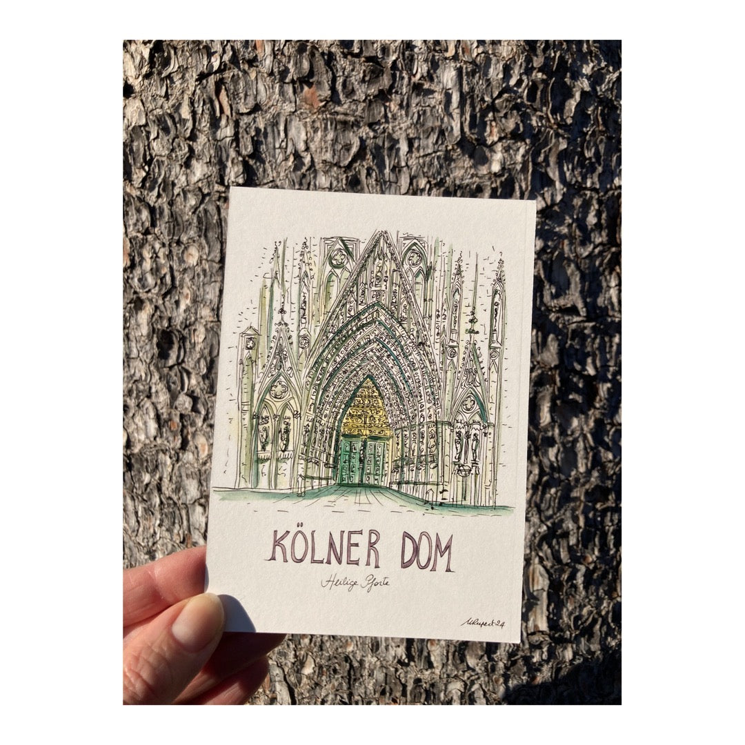 Pack of 10 Postcards of Cathedrale of Cologne