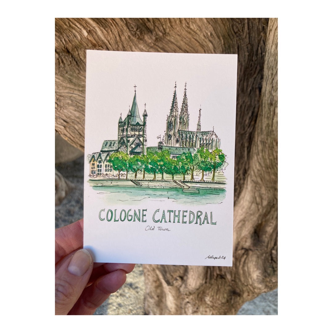 Pack of 10 Postcards of Cathedrale of Cologne