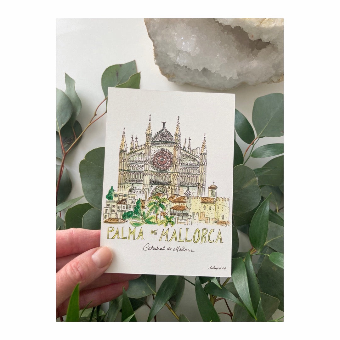 Pack of 10 Postcards of Cathedral of Mallorca - Edition 2025