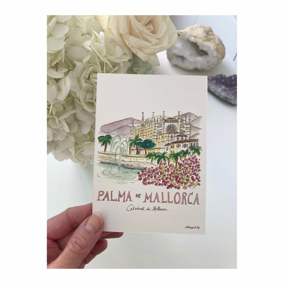 Pack of 10 Postcards of Cathedral of Mallorca - Edition 2025