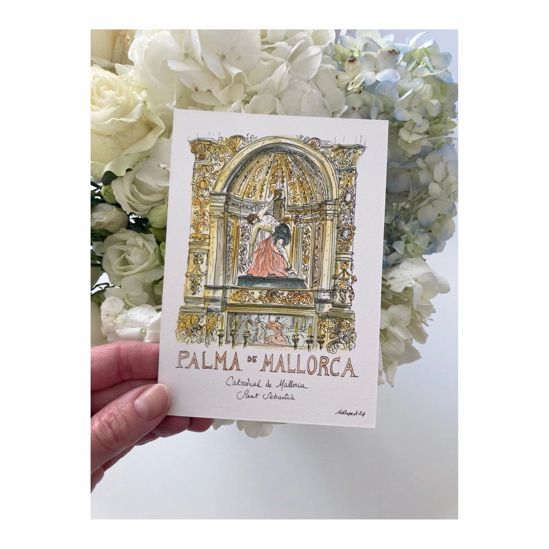Pack of 10 Postcards of Cathedral of Mallorca - Edition 2025