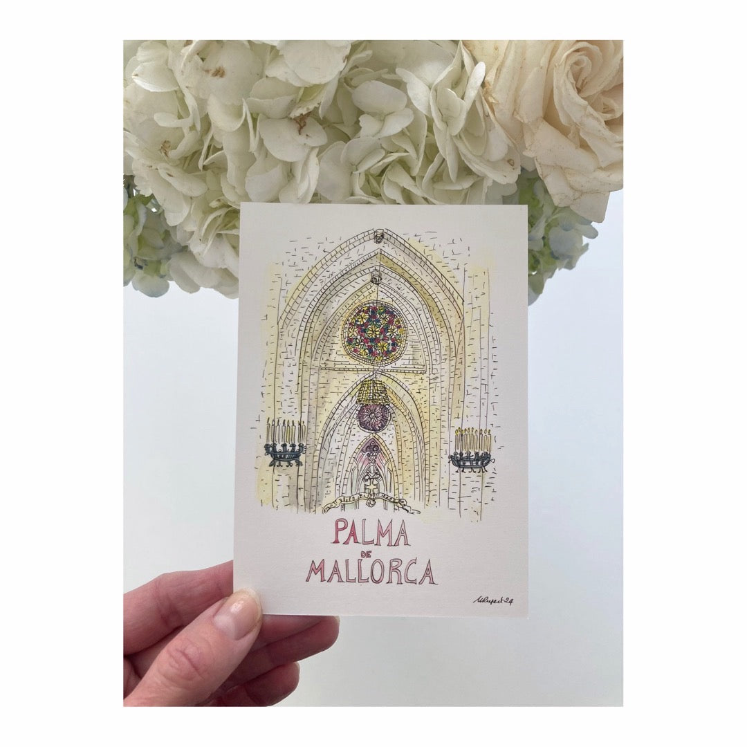 Pack of 10 Postcards of Cathedral of Mallorca - Edition 2025