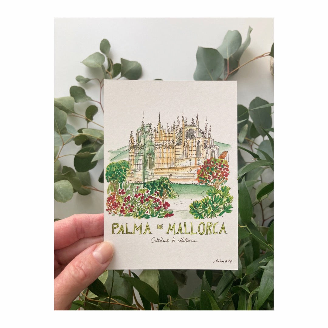Pack of 10 Postcards of Cathedral of Mallorca - Edition 2025