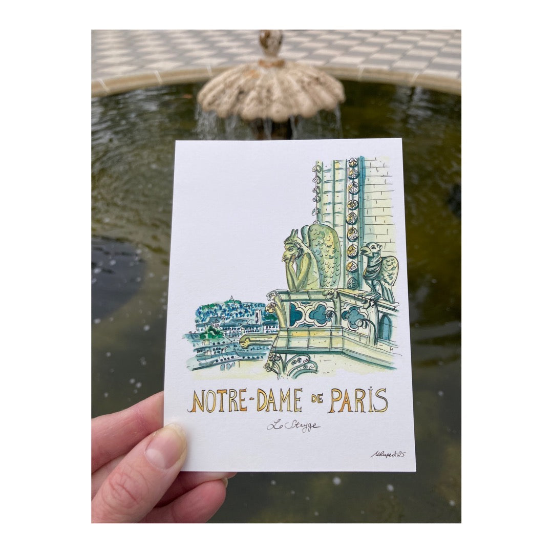 Pack of 10 Postcards of Cathedral Notre-Dame de Paris