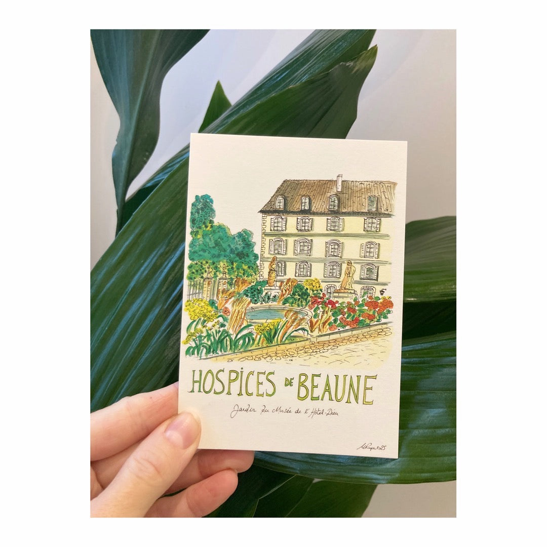 Pack of 10 Postcards of Hospices de Beaune