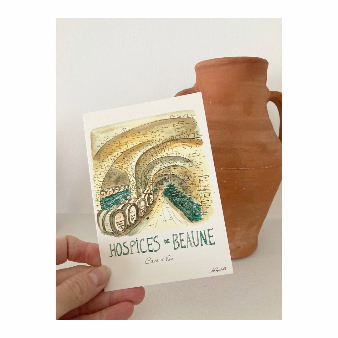 Pack of 10 Postcards of Hospices de Beaune