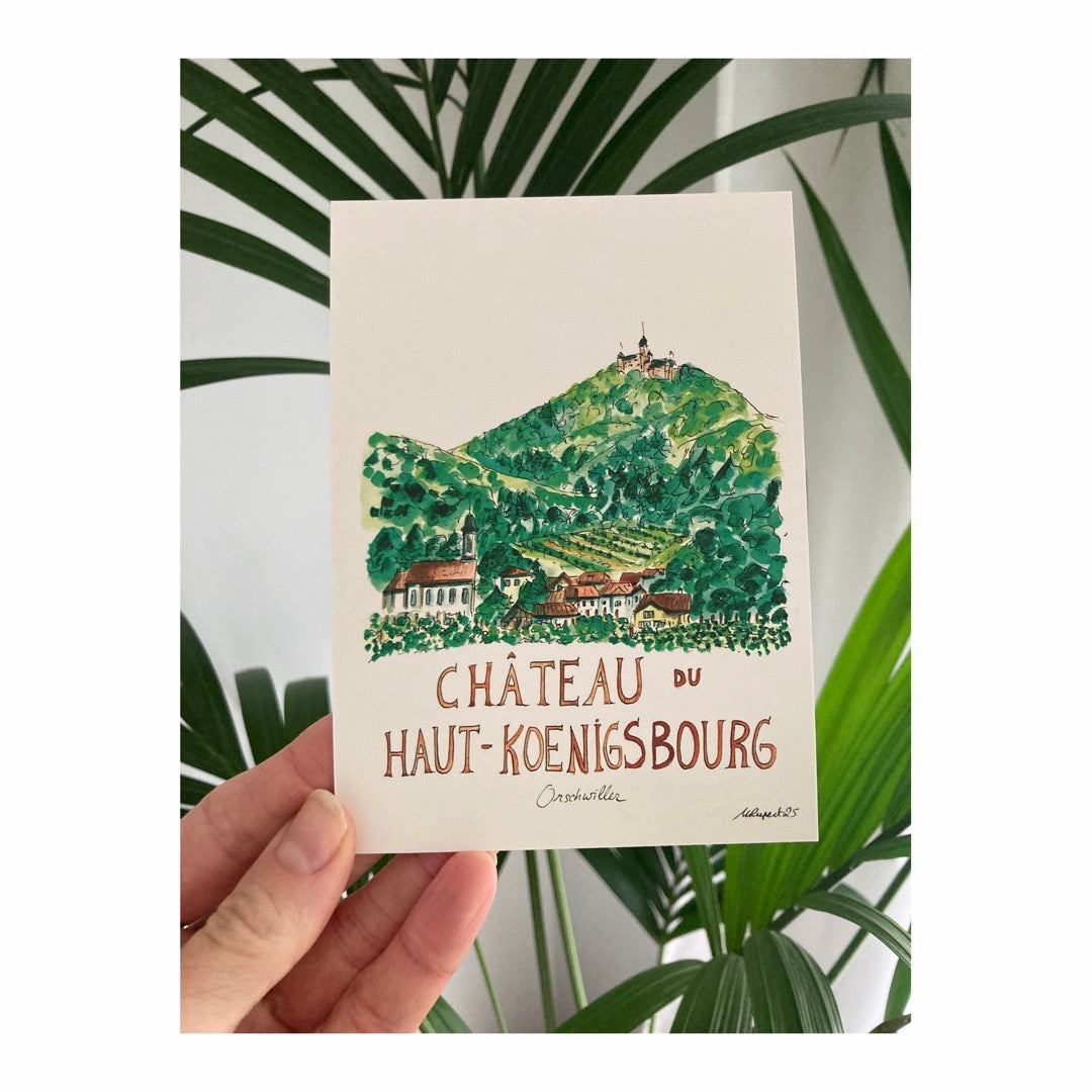 Pack of 10 Postcards of Château du Haut-Koenigsbourg