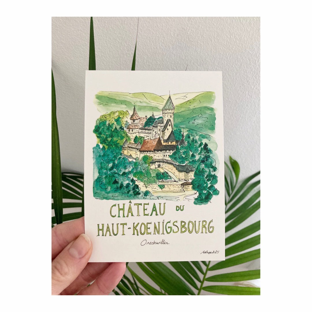 Pack of 10 Postcards of Château du Haut-Koenigsbourg