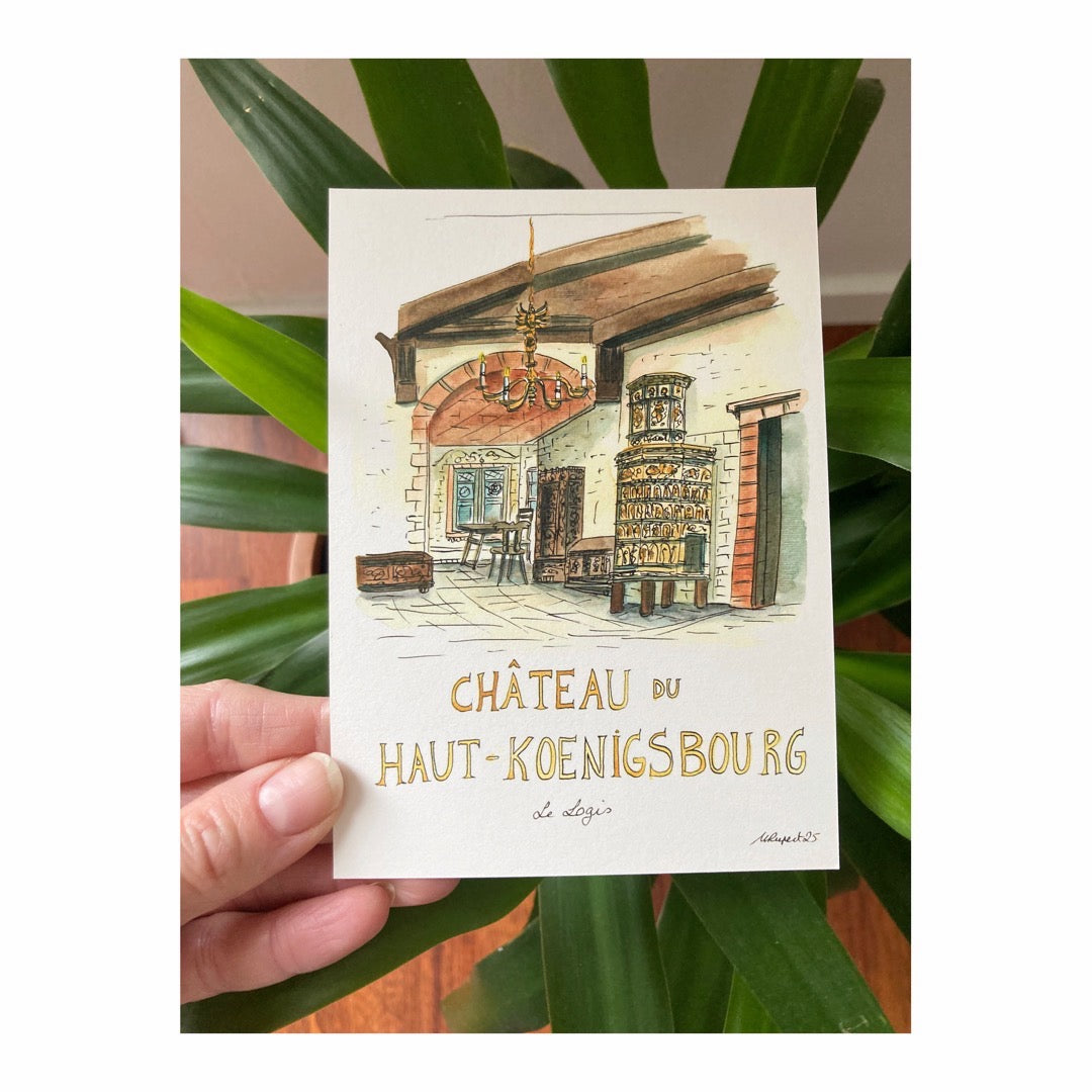 Pack of 10 Postcards of Château du Haut-Koenigsbourg