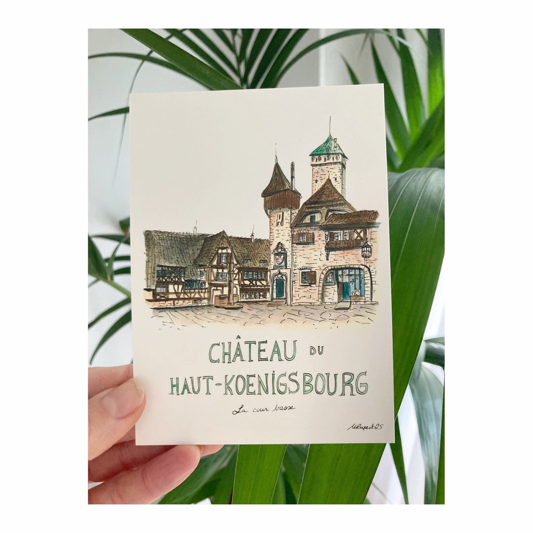 Pack of 10 Postcards of Château du Haut-Koenigsbourg