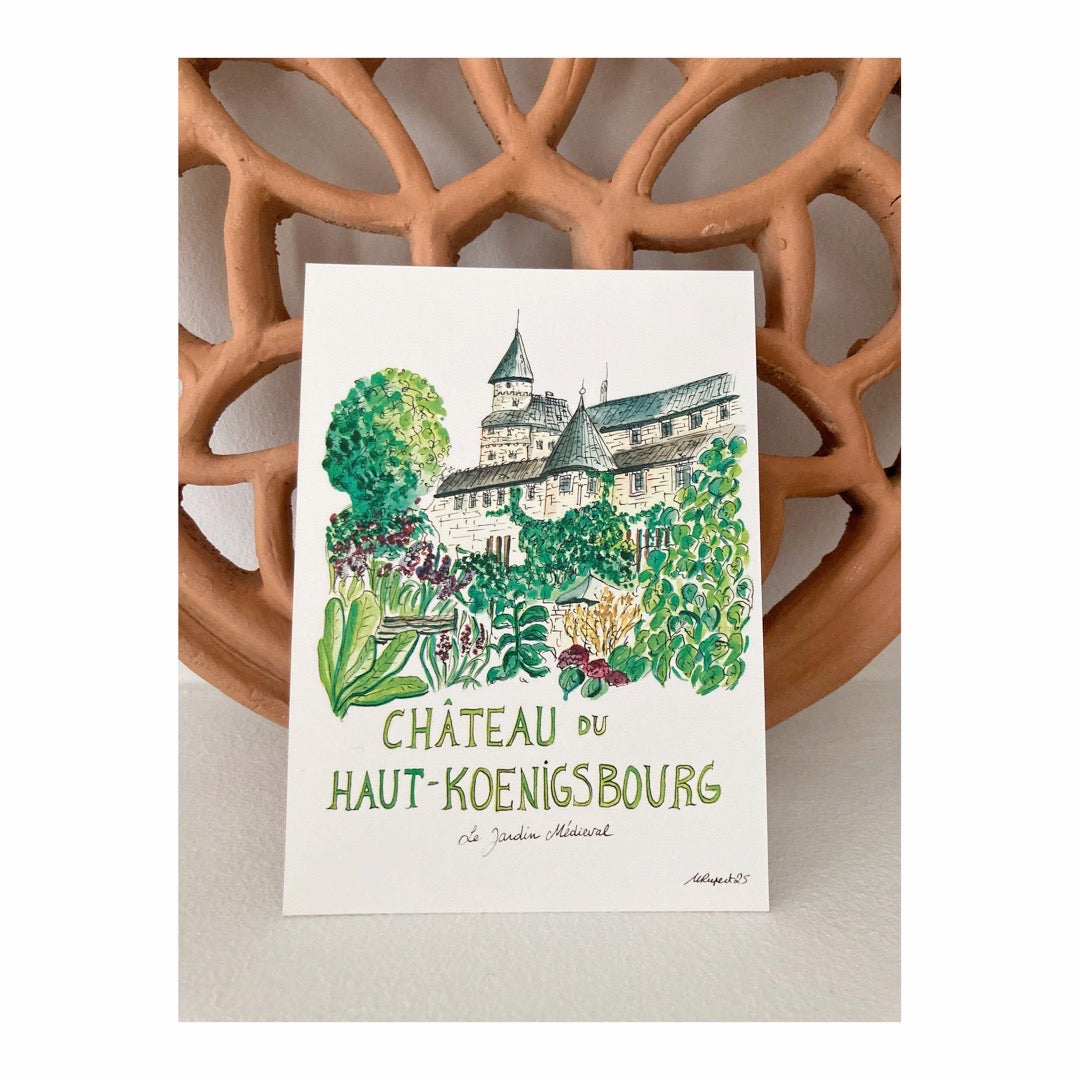 Pack of 10 Postcards of Château du Haut-Koenigsbourg