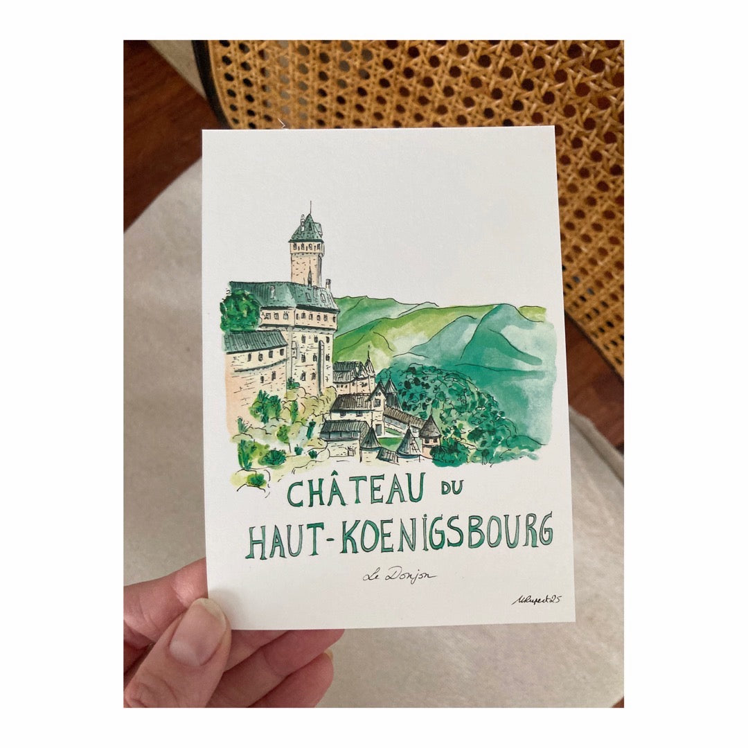 Pack of 10 Postcards of Château du Haut-Koenigsbourg