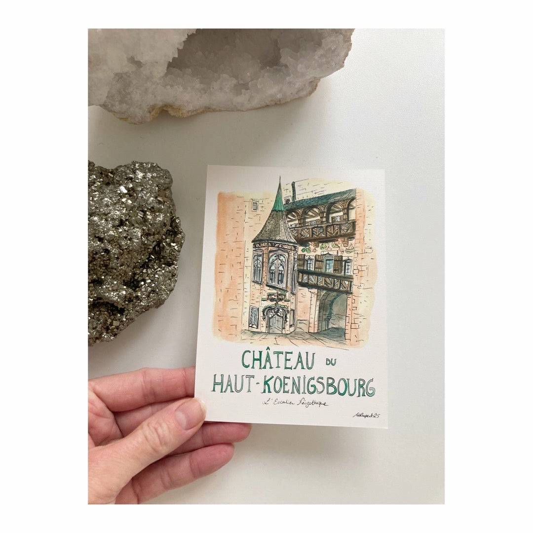 Pack of 10 Postcards of Château du Haut-Koenigsbourg