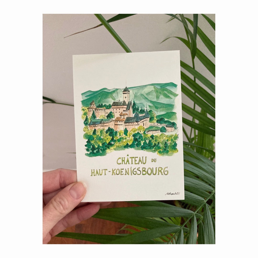 Pack of 10 Postcards of Château du Haut-Koenigsbourg