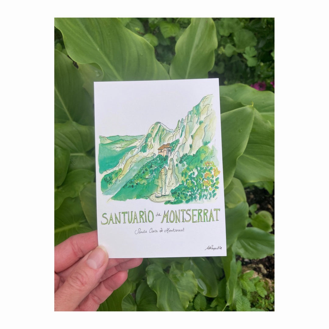 Pack of 10 Postcards of Santuario de Montserrat
