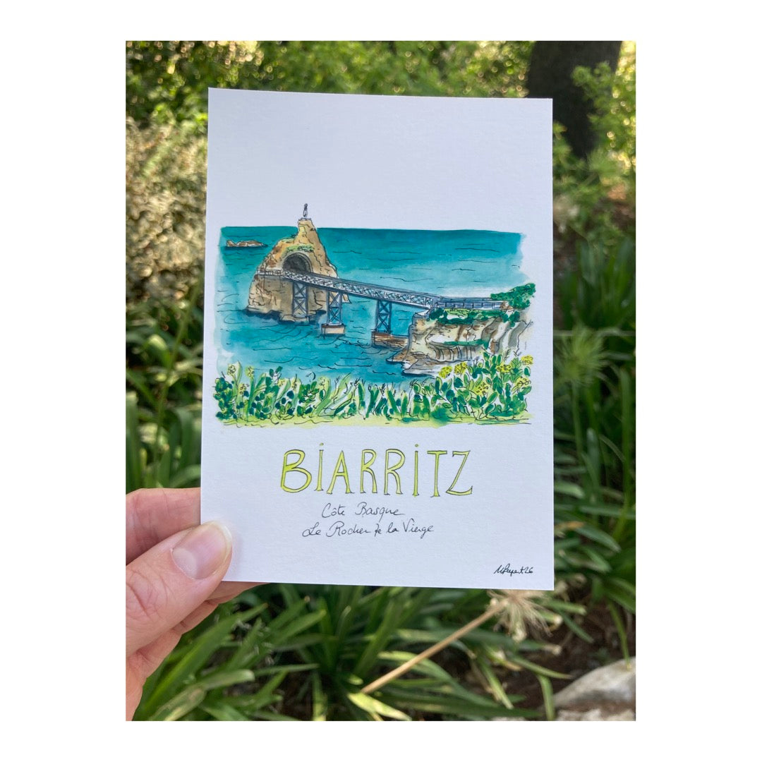 Pack of 10 Postcards of French Basque Country