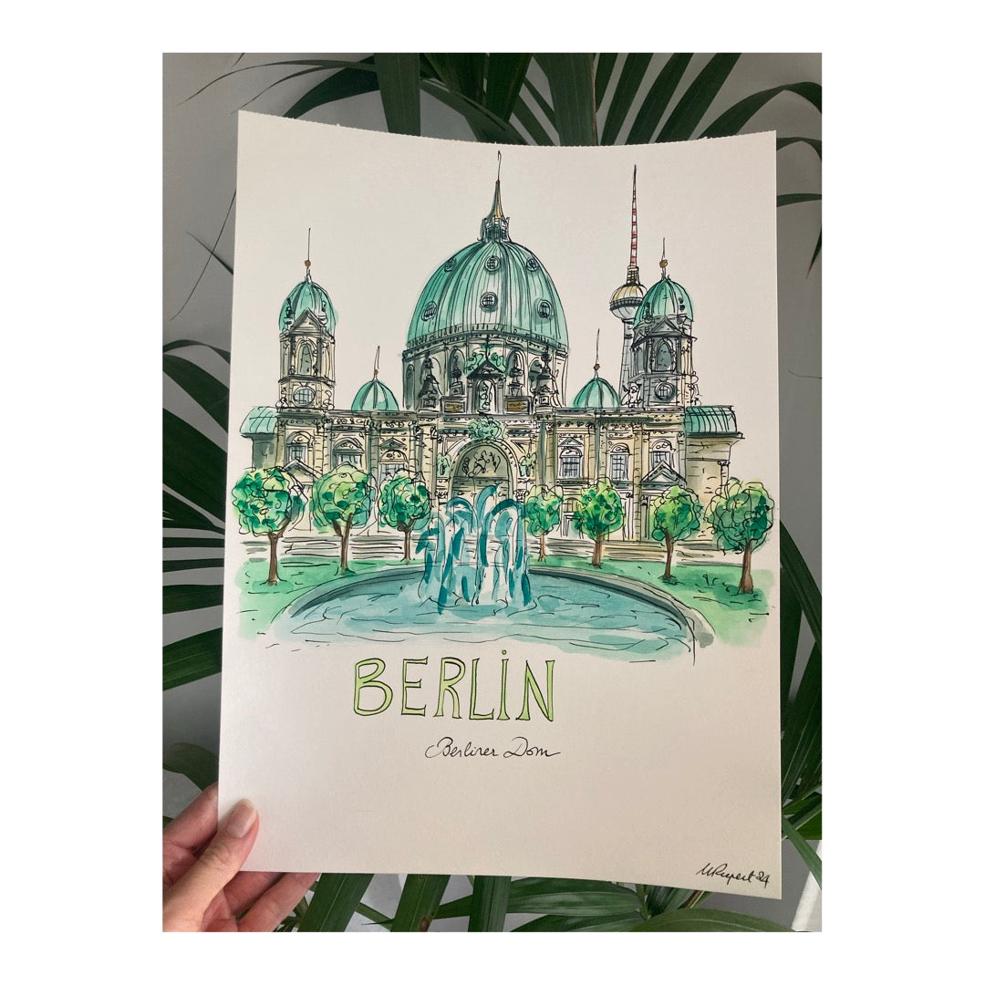 Original drawing of Berliner Dom