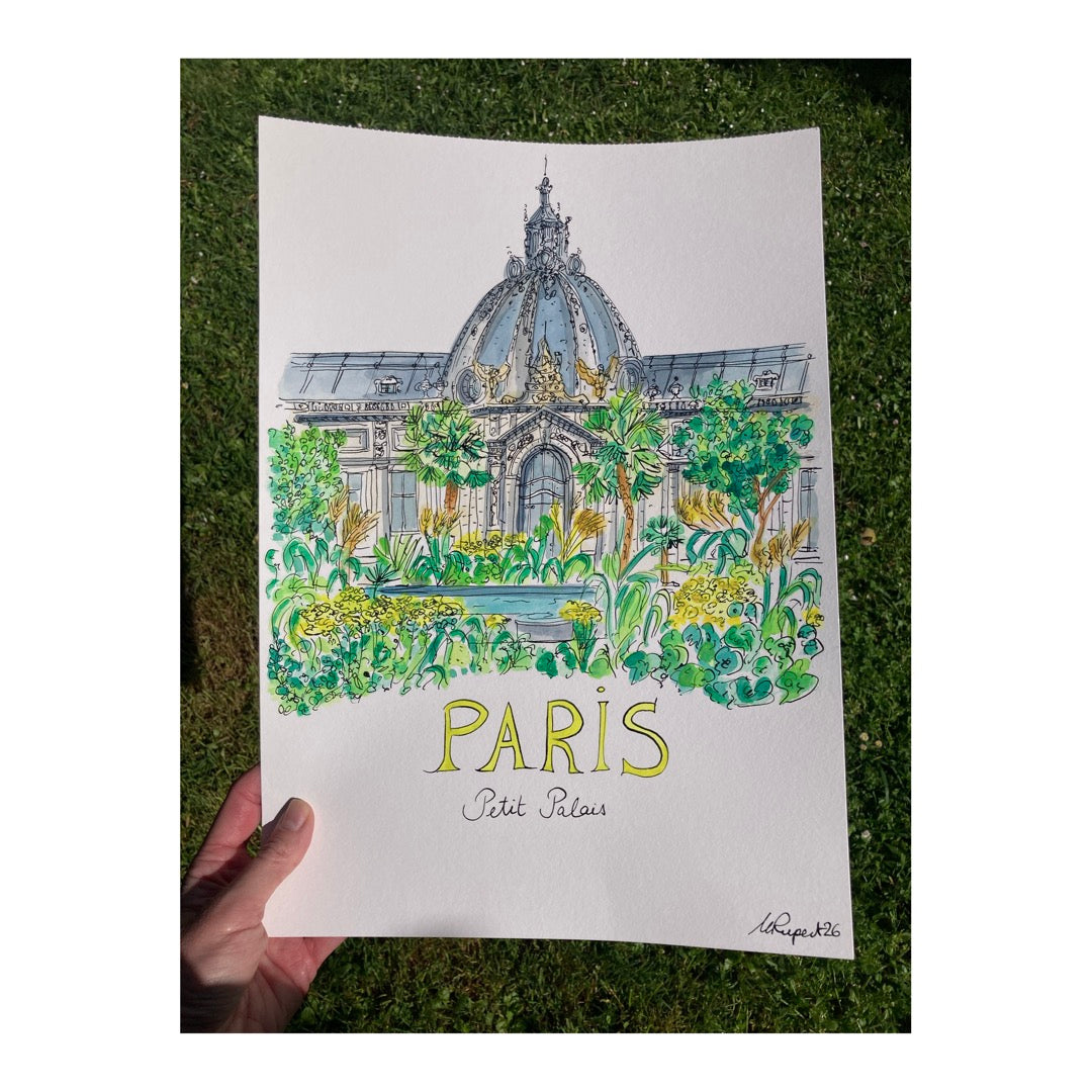 Original drawing of Paris, Petit Palais