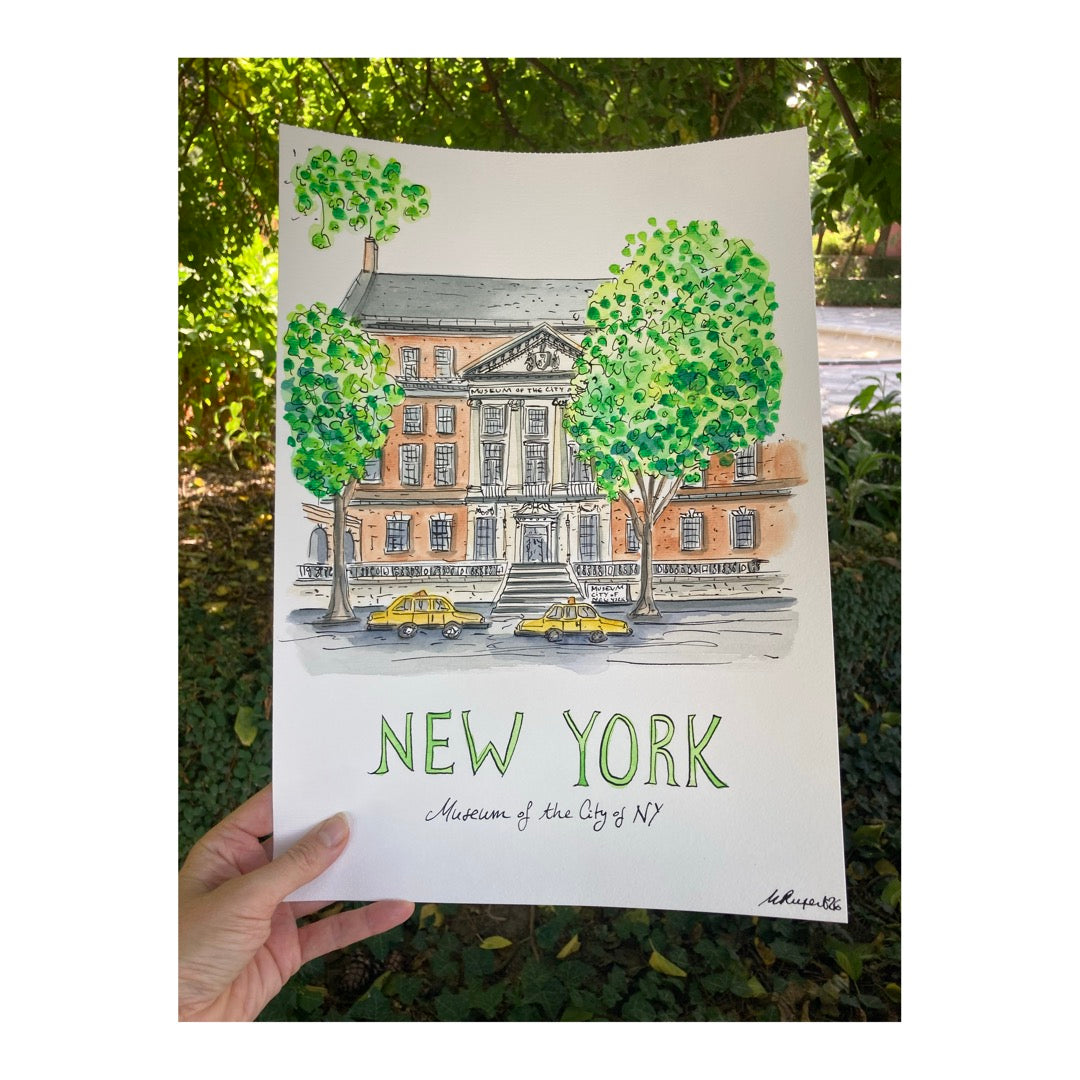 Original drawing of New York, Museum of the City of New York