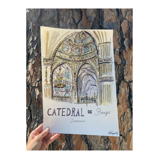 Original drawing of Cathedral of Burgos