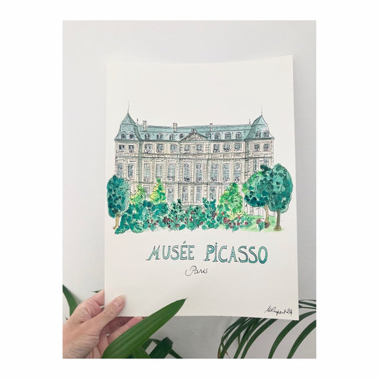 Original drawing of Paris, Musée Picasso