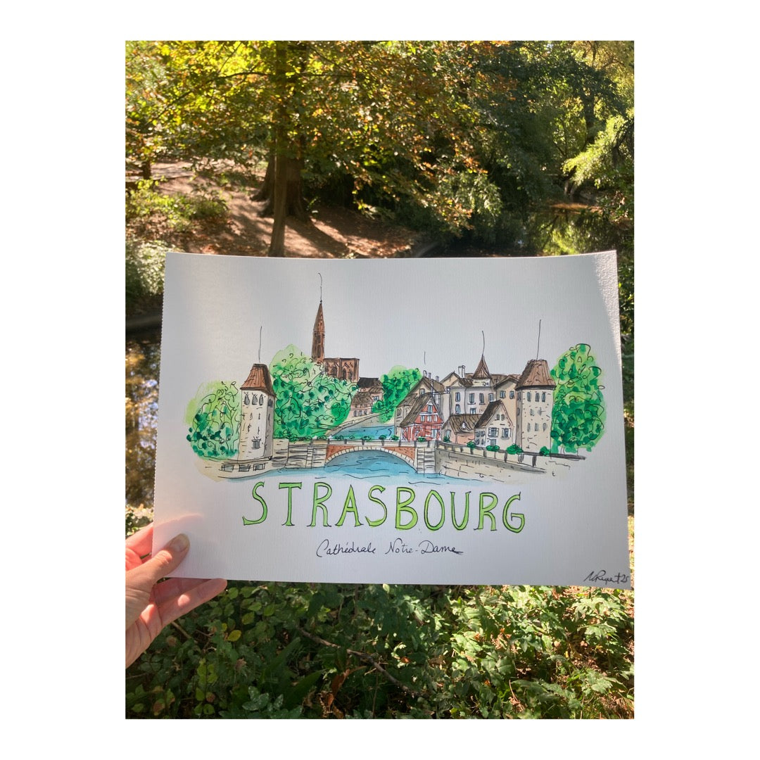 Original drawing of Strasburg