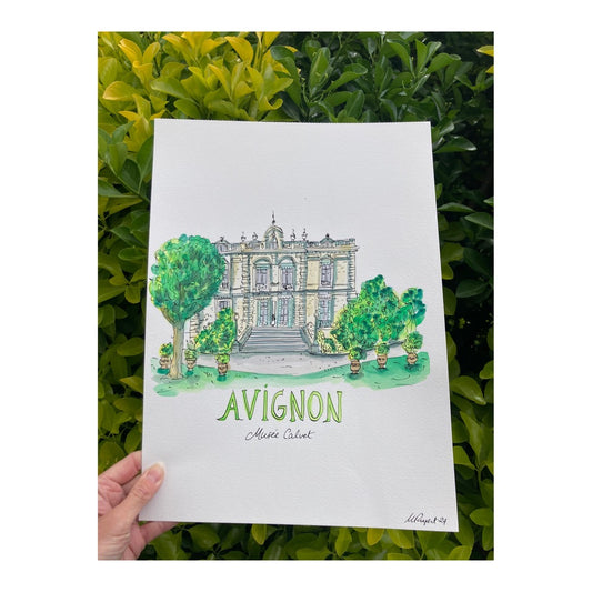 Original drawing of Avignon, Musée Calvet