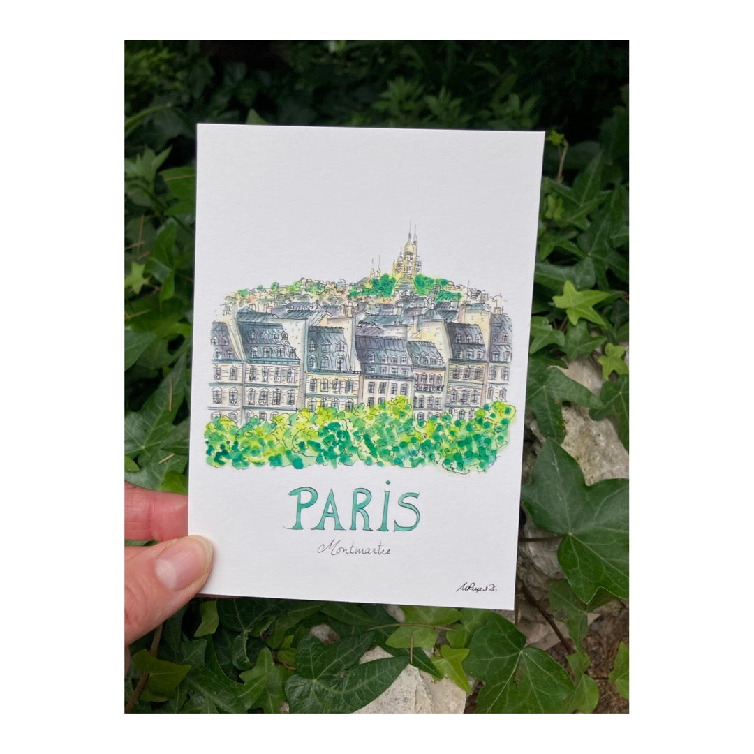 Pack of 10 Postcards of Paris