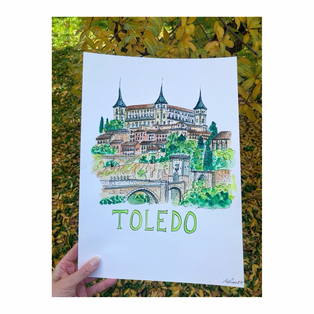 Original drawing of Toledo