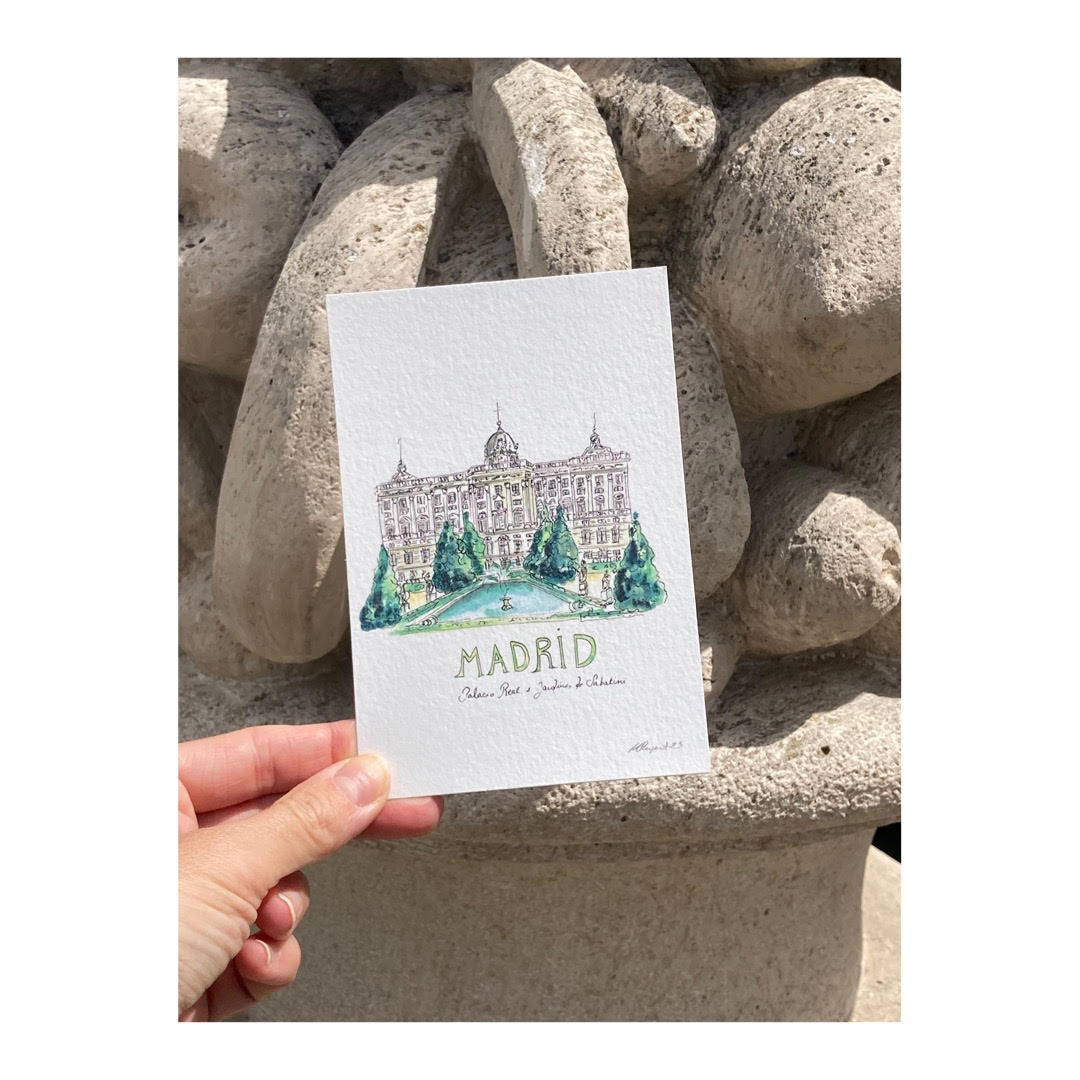 Pack of 10 Postcards of Madrid
